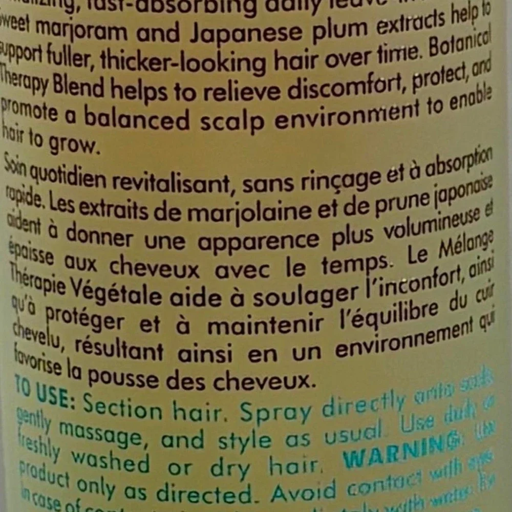 Moroccanoil Revitalizing Scalp Tonic Leave-In Spray Thinning Hair 3.4 oz 100ml
